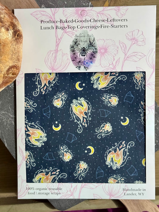 Sourdough/Loose Produce Beeswax Wrap (Campfire)