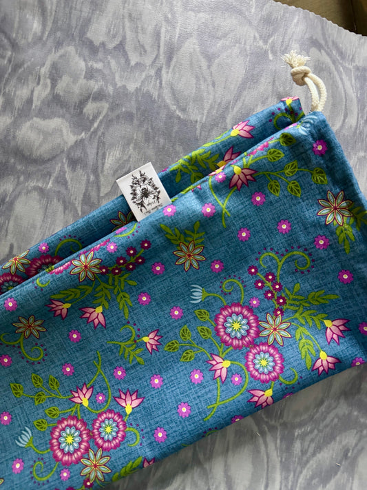 Bread Storage Set (Grey Floral)