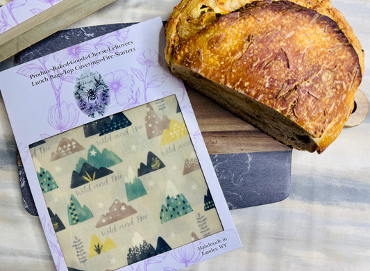 Sourdough/Loose Produce Beeswax Wrap (Wild and Free)