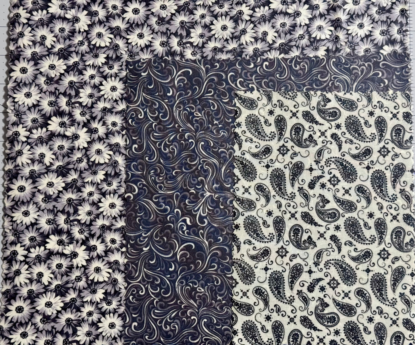 Beeswax Food Wrap Starter Set- Black and Gray