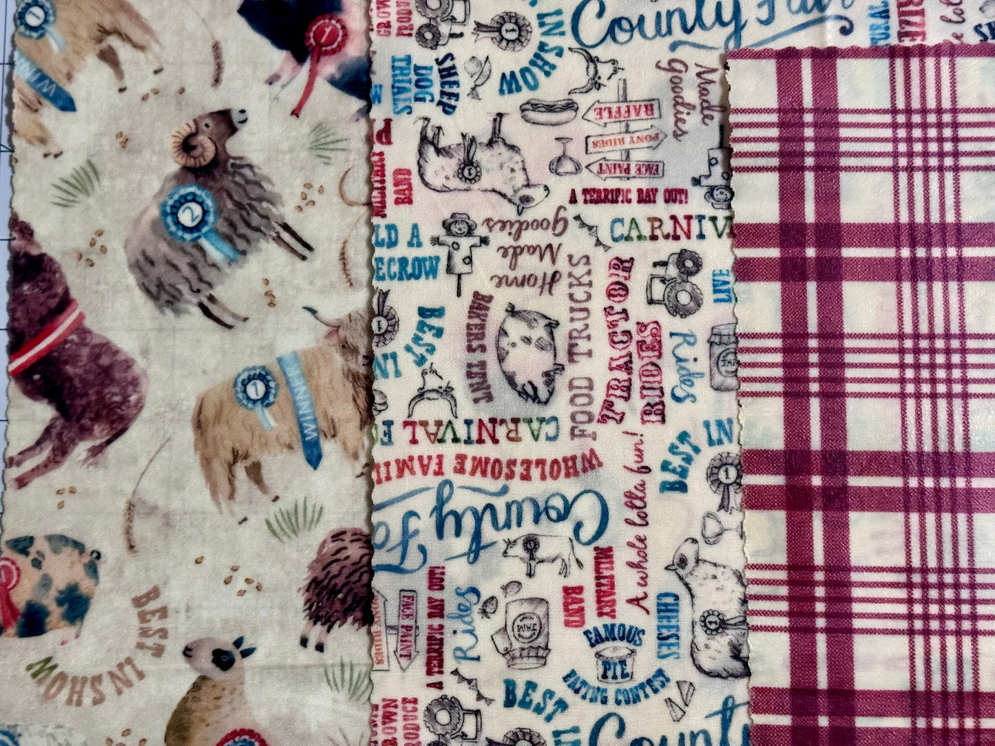 Beeswax Food Wrap Starter Set- County Fair