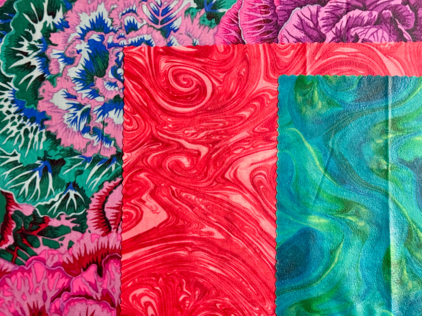 Beeswax Food Wrap Starter Set- Purple Dahlia