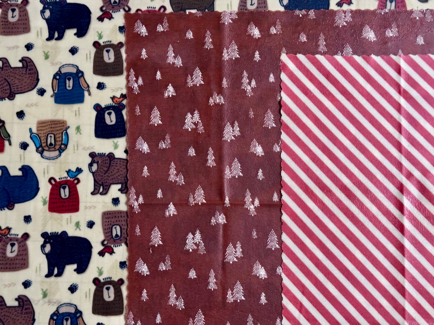 Beeswax Food Wrap Starter Set- Bears