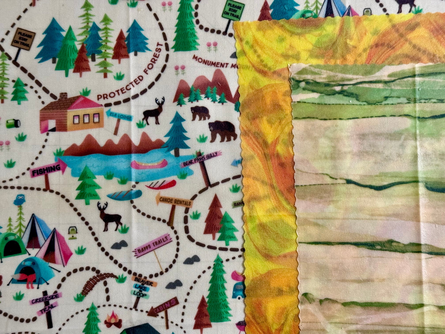 Beeswax Food Wrap Starter Set- Adventure