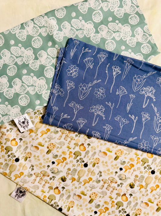 Handmade 100% Cotton Storage Bags (Nature)