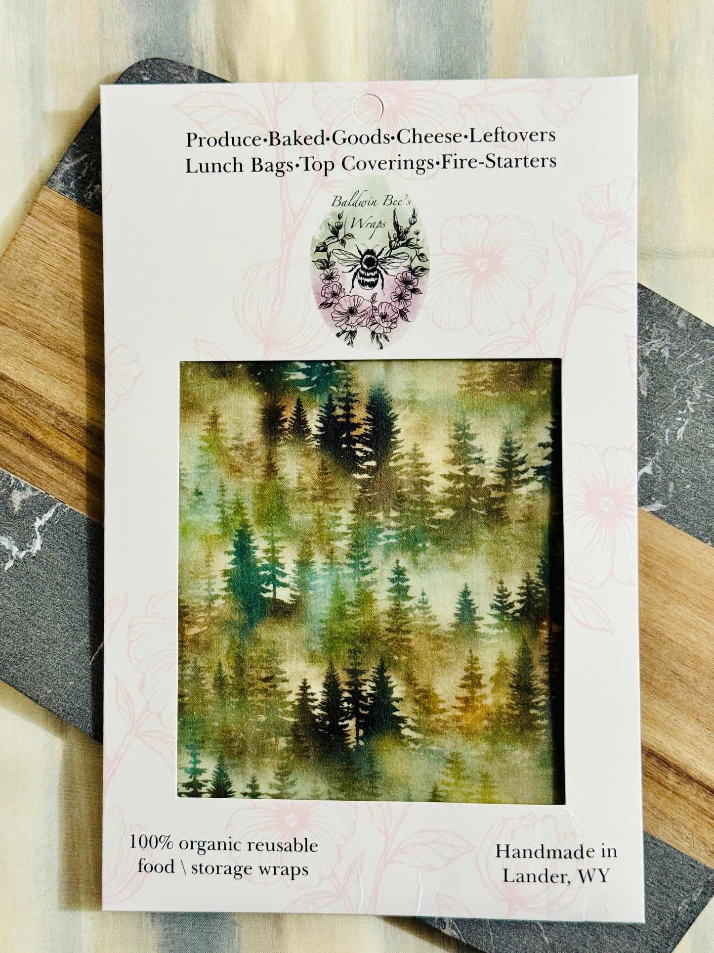 Jumbo Beeswax Bread Wrap — For Sourdough & Loose Produce (Let's Wander)