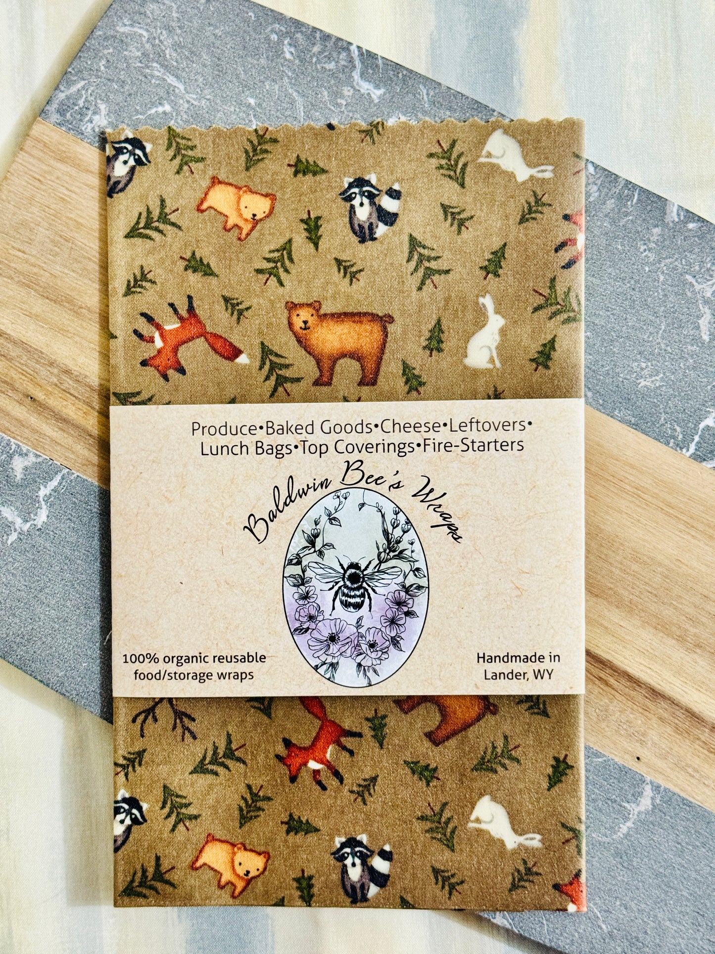 Let's Wander Collection- Handmade Beeswax Wraps