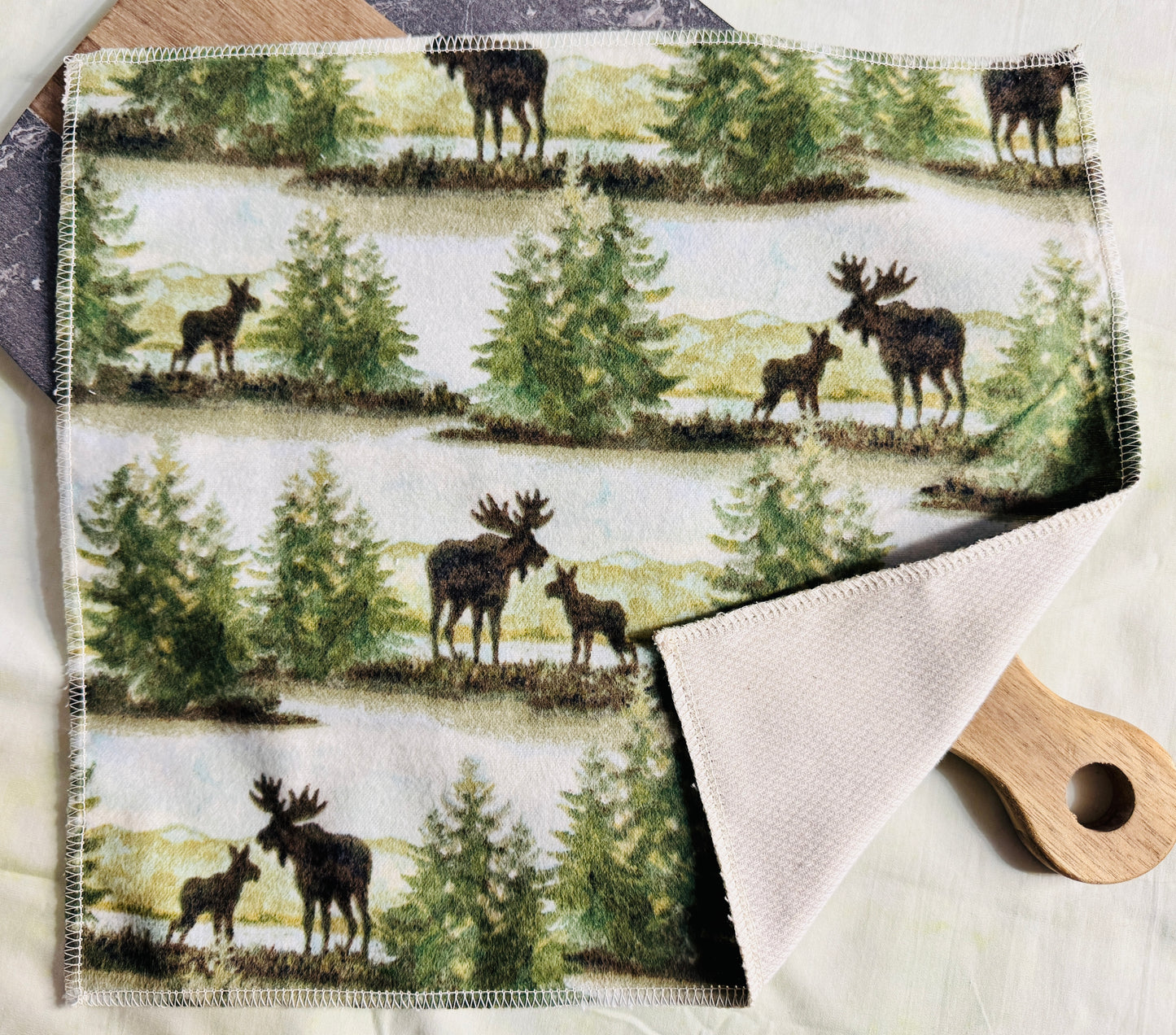 Reusable Kitchen Towels – Set of 6 (Cabin)