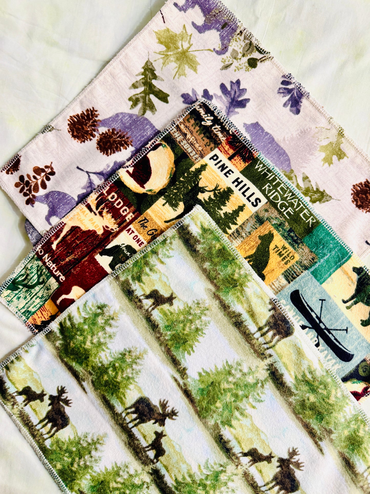 Reusable Kitchen Towels – Set of 6 (Cabin)