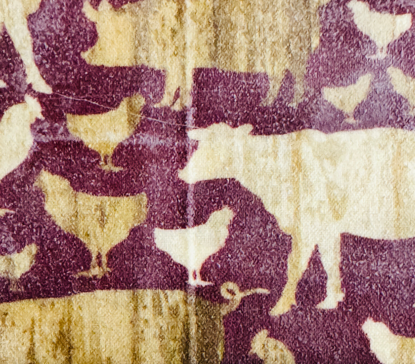 Large Beeswax Wrap- Farm (Naturally Bloomed)