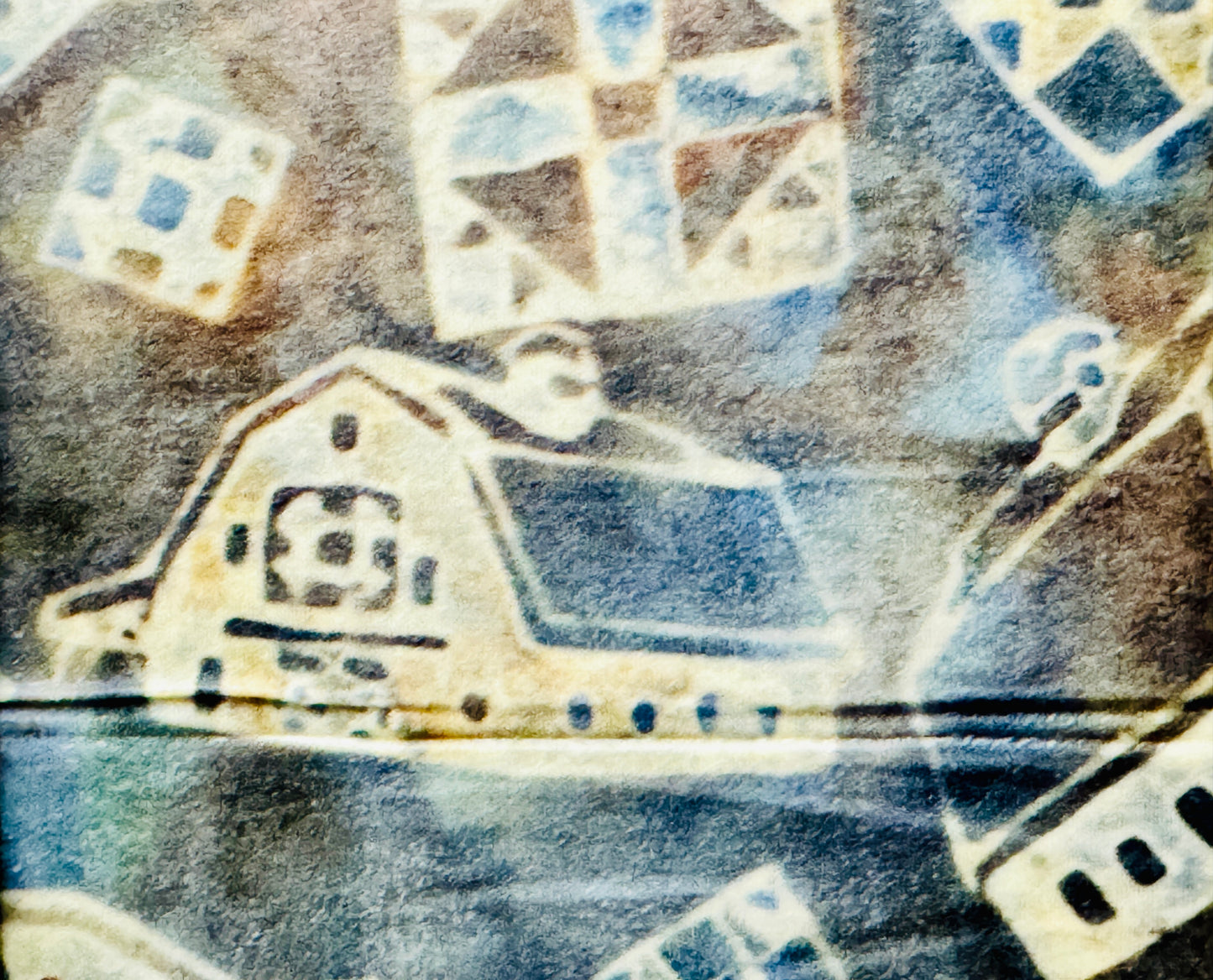 Large Beeswax Wrap- Farm (Naturally Bloomed)