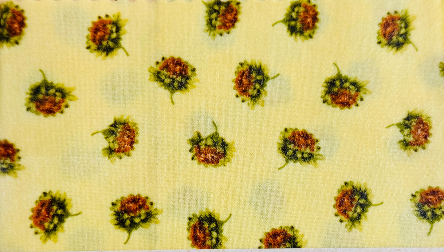 Large Beeswax Wrap- Western (Naturally Bloomed)