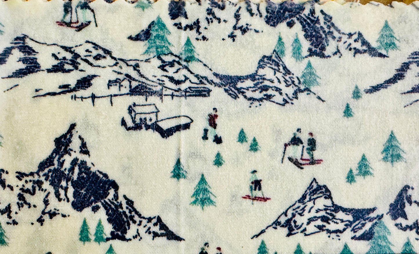 Large Beeswax Wrap- Outdoors & Adventure (Naturally Bloomed)