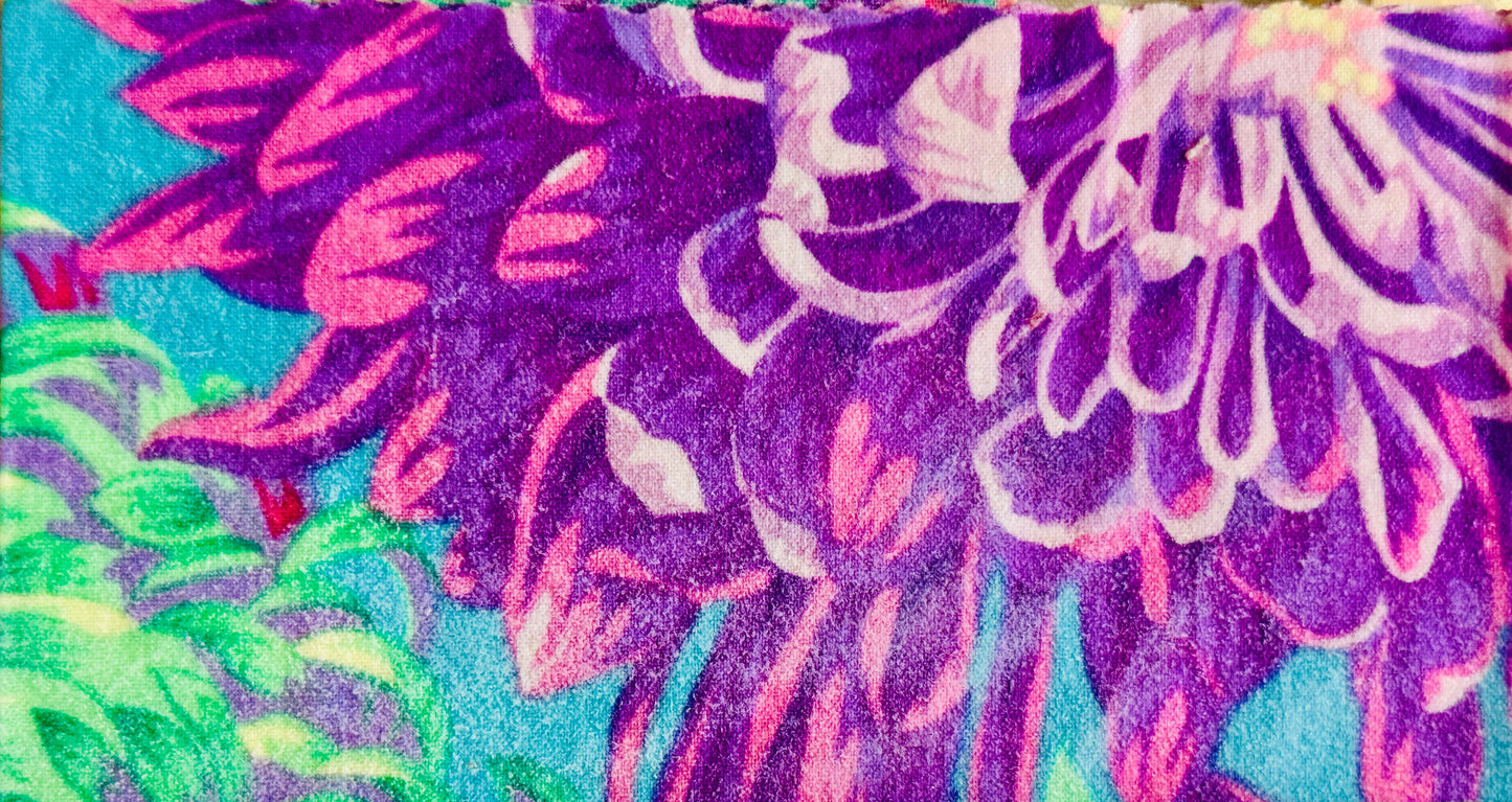 Large Beeswax Wrap- Floral  (Naturally Bloomed)