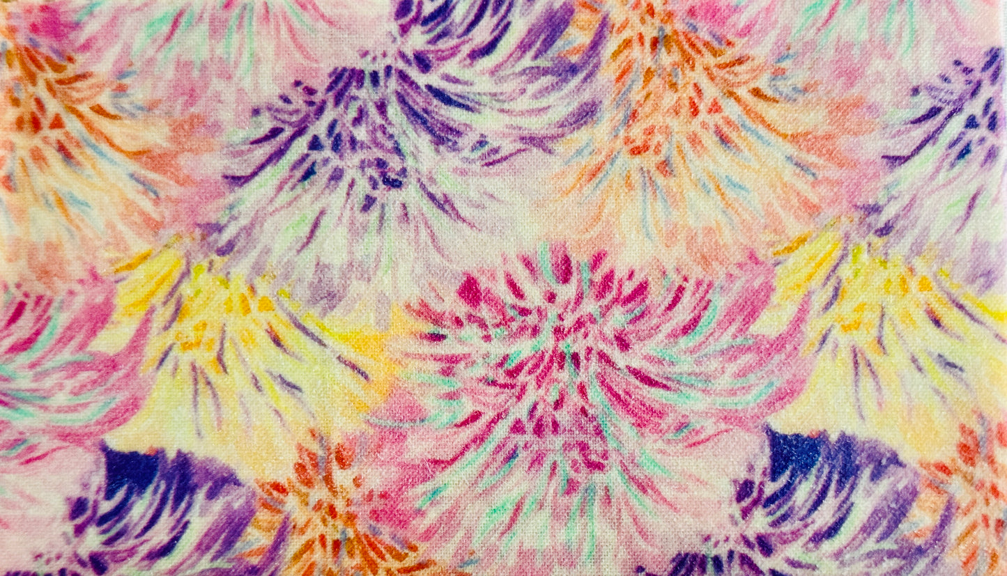 Large Beeswax Wrap- Floral  (Naturally Bloomed)