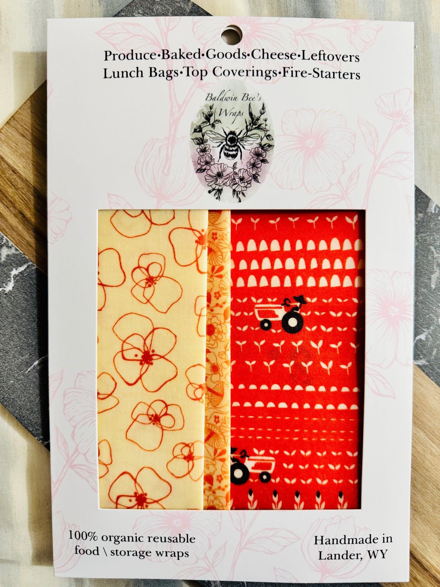 Down On The Farm- Handmade Beeswax Wraps