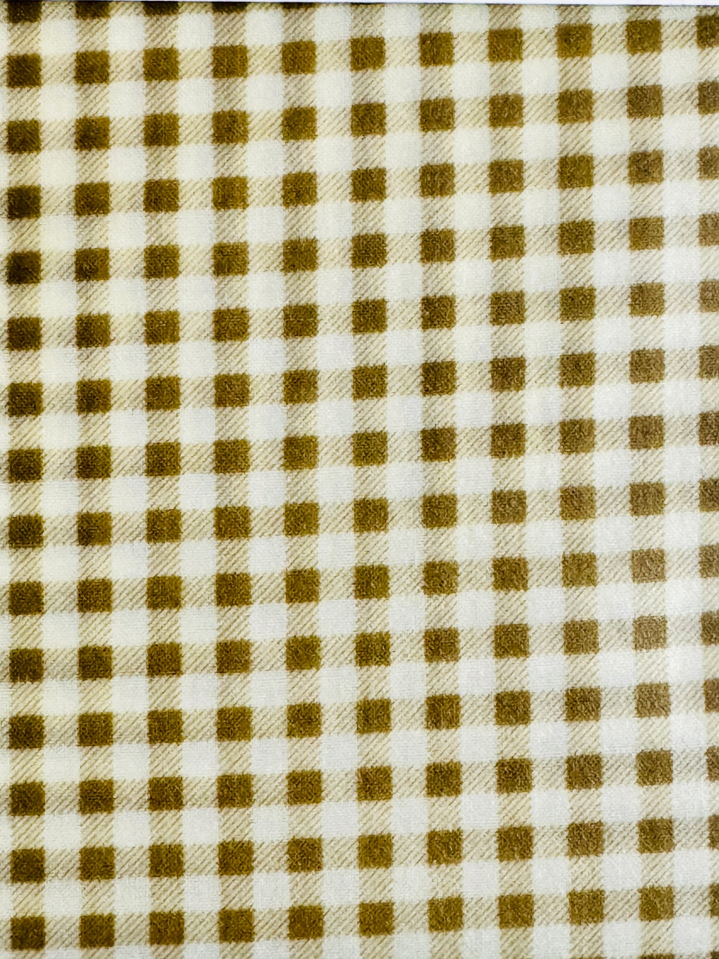 Jumbo Beeswax Bread Wrap — For Sourdough & Loose Produce (Brown Gingham)