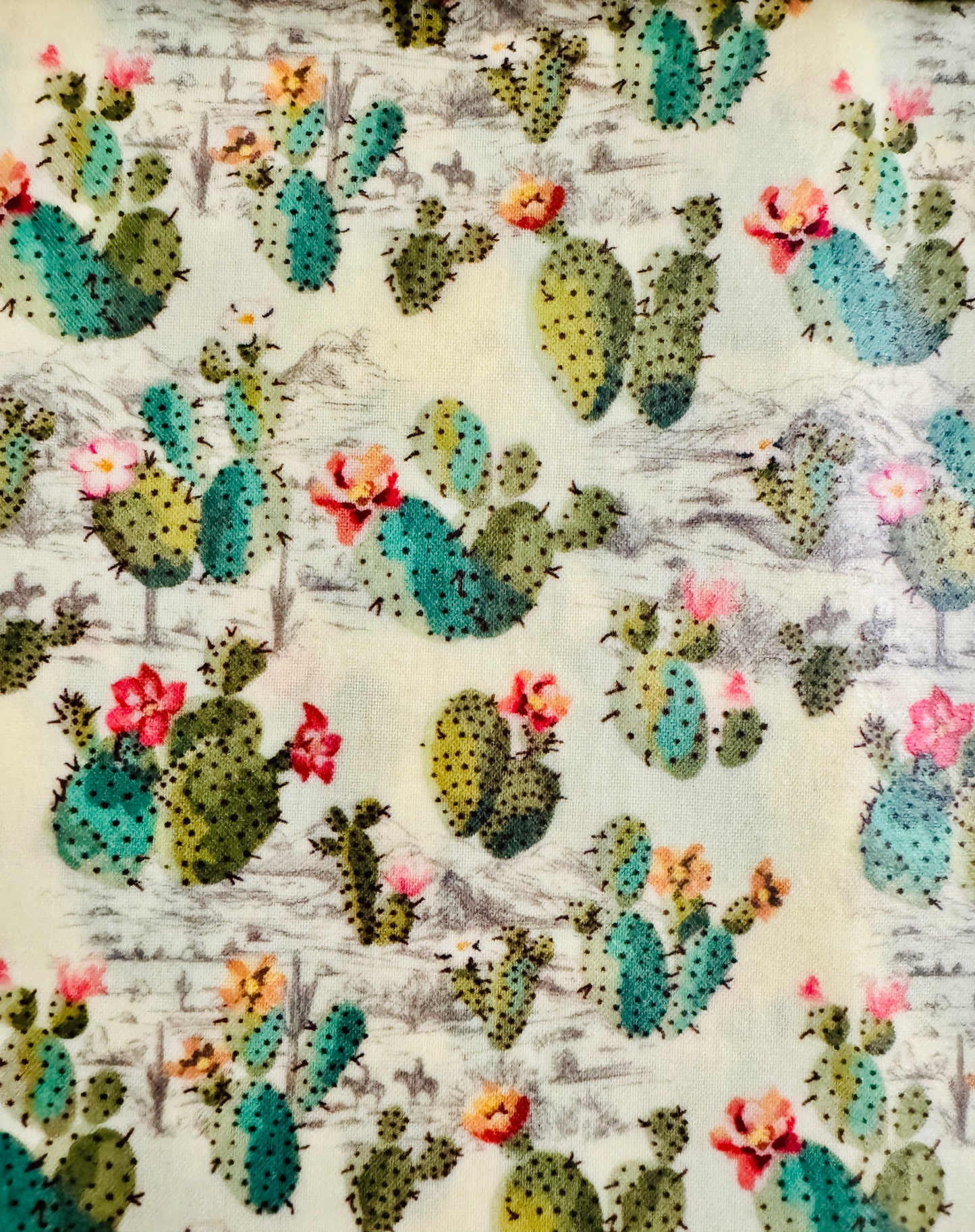 Jumbo Beeswax Bread Wrap - Reusable Bread Storage Wrap for Homemade Bread, Sourdough & Artisan Loaves (Bloomin Cacti)