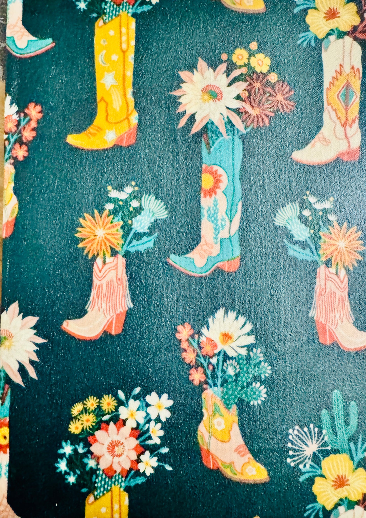 Jumbo Beeswax Bread Wrap - Reusable Bread Storage Wrap for Homemade Bread, Sourdough & Artisan Loaves (Kicks & Cacti)