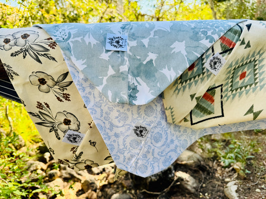 Handmade Cotton Bread Bag (Print)