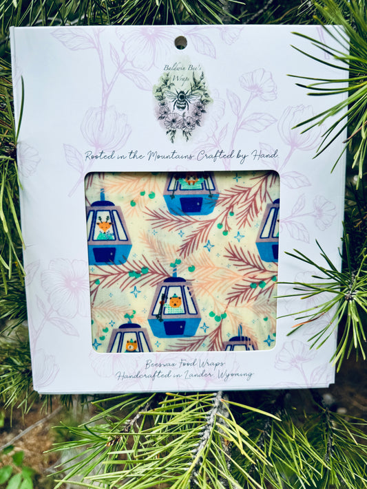Jumbo Beeswax Bread Wrap - Reusable Bread Storage Wrap for Homemade Bread, Sourdough & Artisan Loaves  (GONDOLA RIDE)