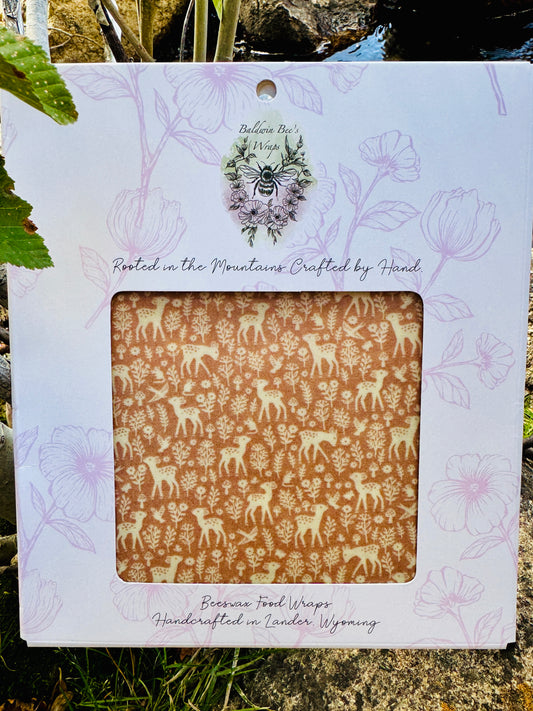 Jumbo Beeswax Bread Wrap - Reusable Bread Storage Wrap for Homemade Bread, Sourdough & Artisan Loaves  (FAWN)