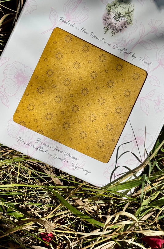 Jumbo Beeswax Bread Wrap - Reusable Bread Storage Wrap for Homemade Bread, Sourdough & Artisan Loaves  (SUNSHINE)