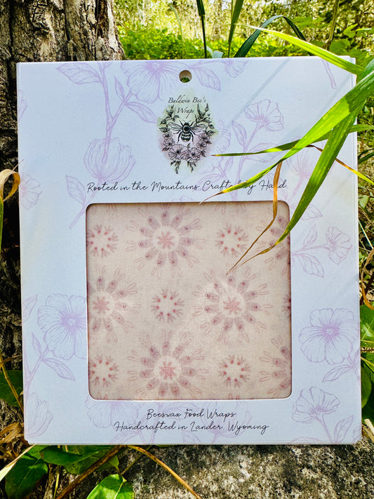 Jumbo Beeswax Bread Wrap - Reusable Bread Storage Wrap for Homemade Bread, Sourdough & Artisan Loaves  (PINK DAISY)