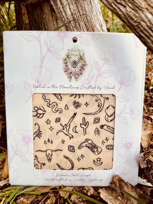Jumbo Beeswax Bread Wrap - Reusable Bread Storage Wrap for Homemade Bread, Sourdough & Artisan Loaves  (DESERT OUTPOST)
