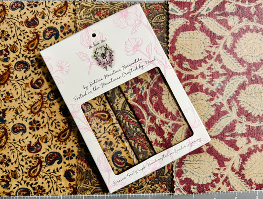 Vegetable Dyed Beeswax Wraps | Coordinating 3-Pack