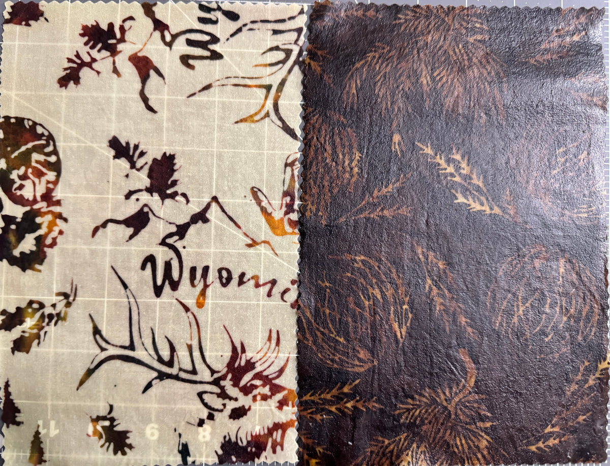 2 Pack Small 6x9" Beeswax Wrap  (WY BATIK)