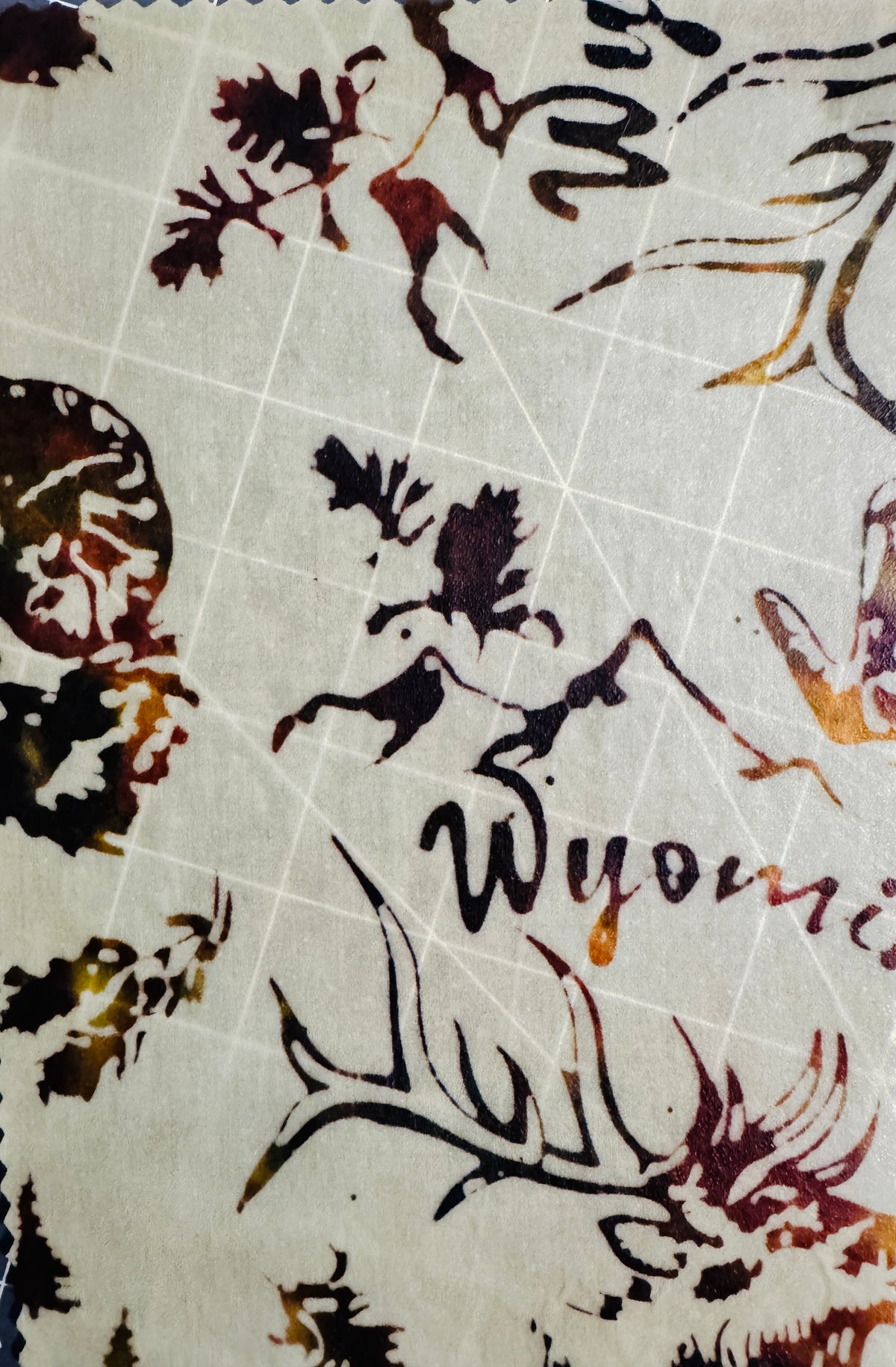 2 Pack Small 6x9" Beeswax Wrap  (WY BATIK)
