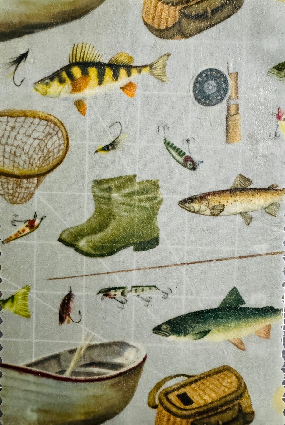 2 Pack Small 6x9" Beeswax Wrap  (MOUNTAIN FISH)