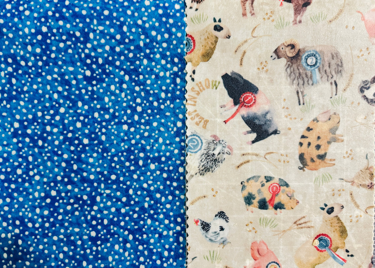 2 Pack Small 6x9" Beeswax Wrap  (COUNTY FAIR)