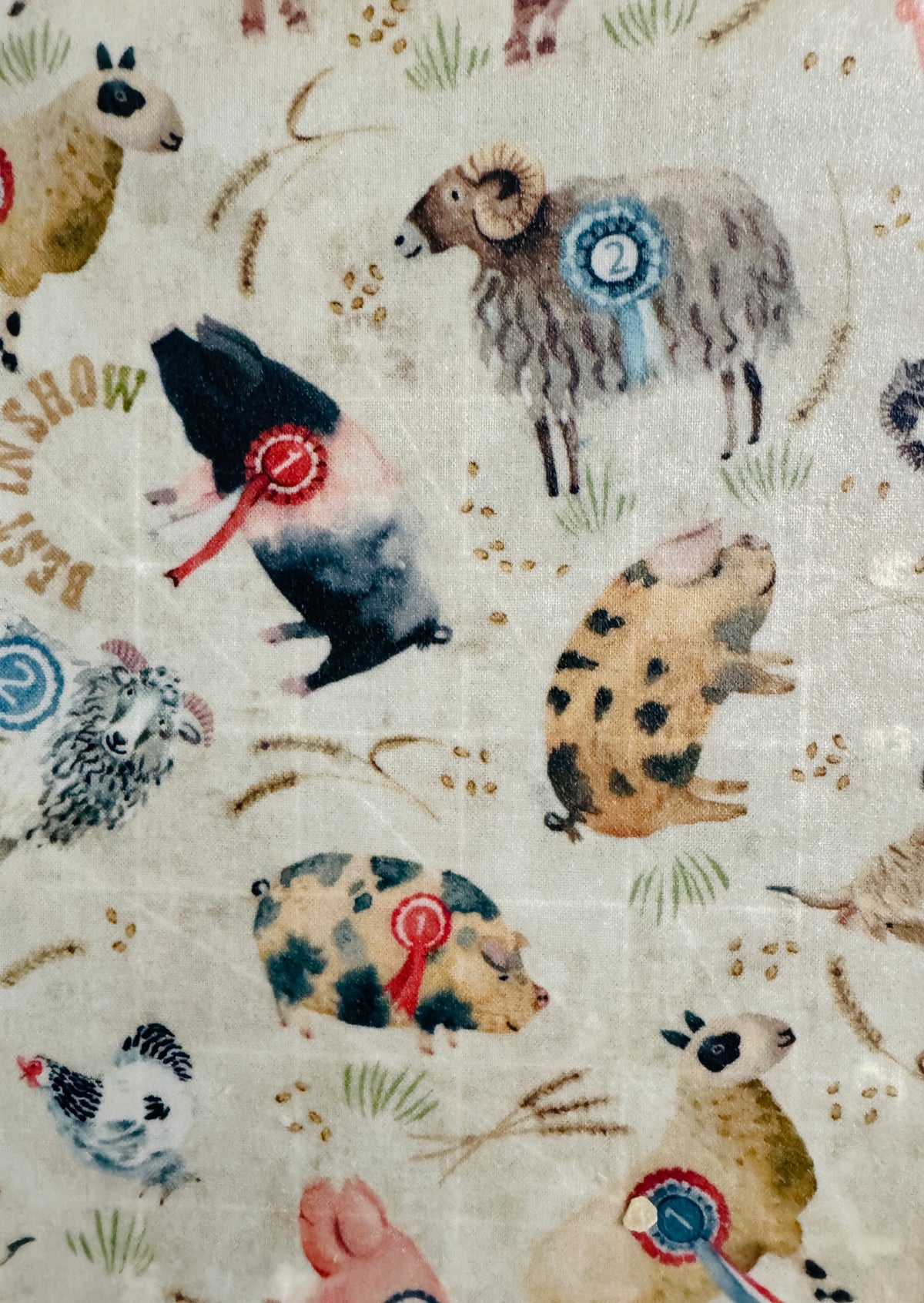 2 Pack Small 6x9" Beeswax Wrap  (COUNTY FAIR)