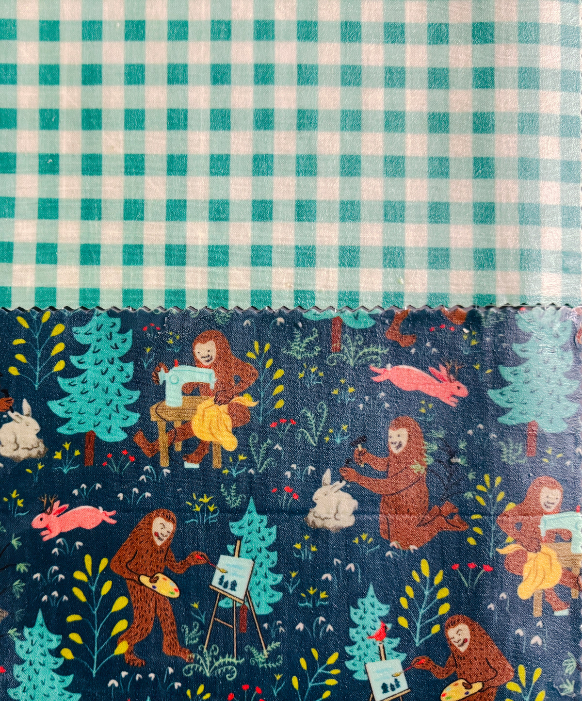 2 Pack Small 6x9" Beeswax Wrap  (BIGFOOT)