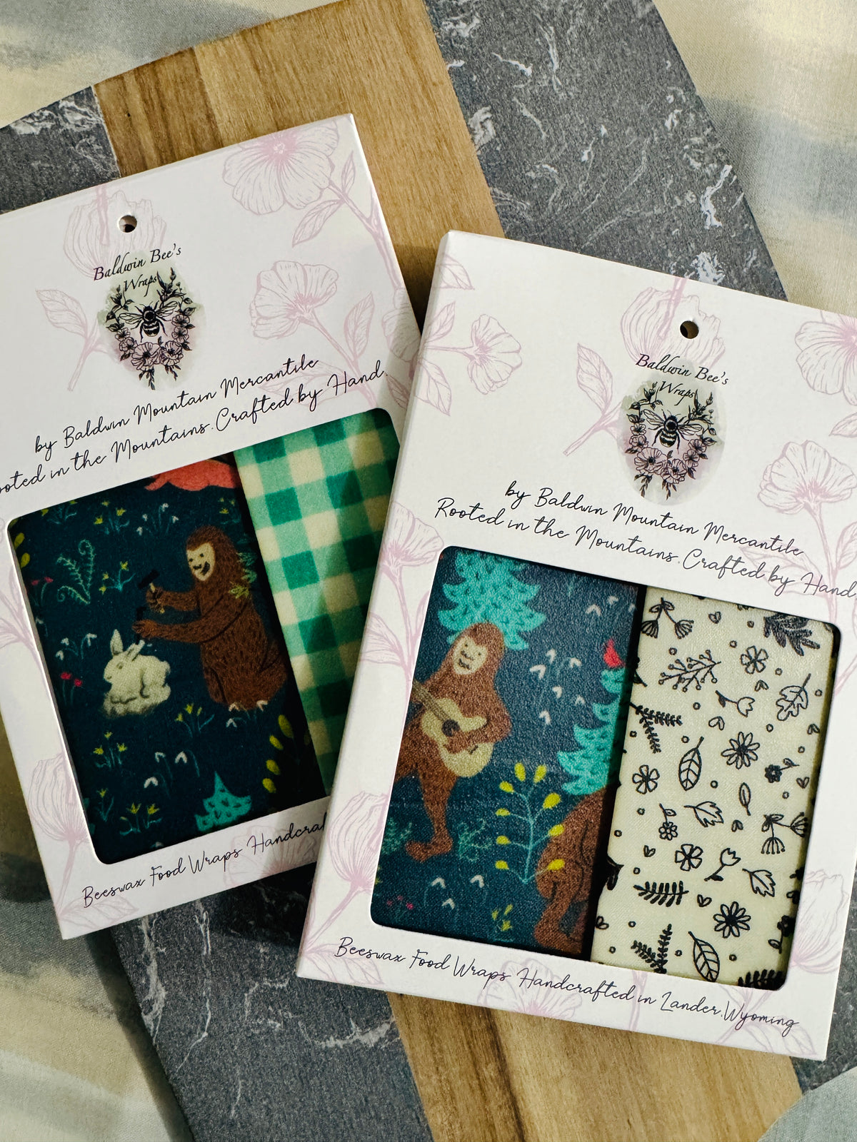 2 Pack Small 6x9" Beeswax Wrap  (BIGFOOT)
