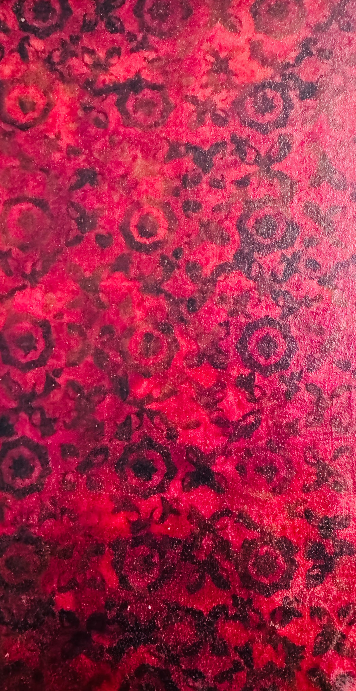 2 Pack Medium 10X10" Beeswax Wrap  (RED DAHLIA)