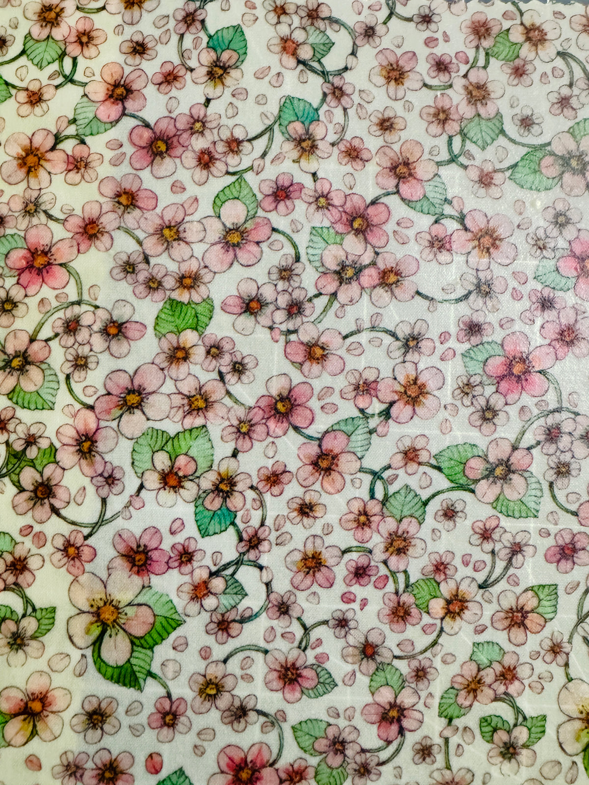 2 Pack Medium 10X10" Beeswax Wrap  (BLOOMS)