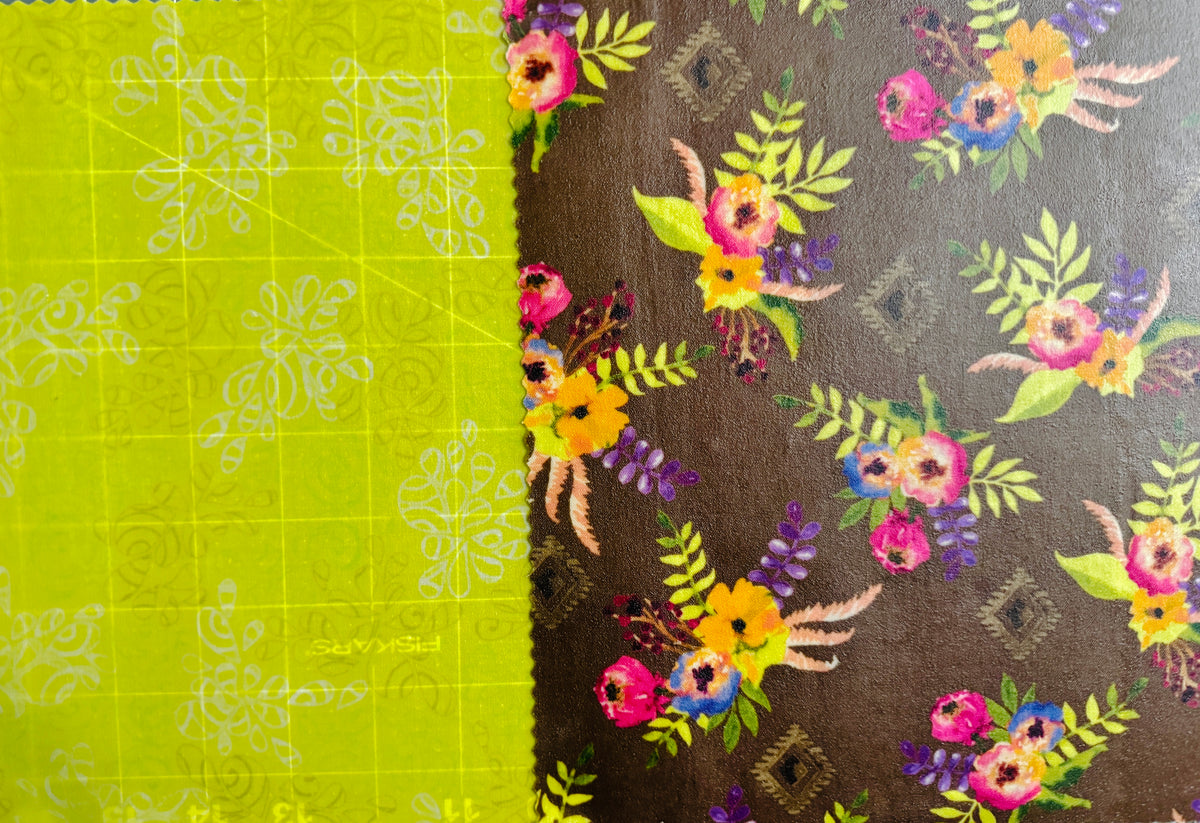 2 Pack Medium 10X10" Beeswax Wrap  (PARARIE FLOWERS)