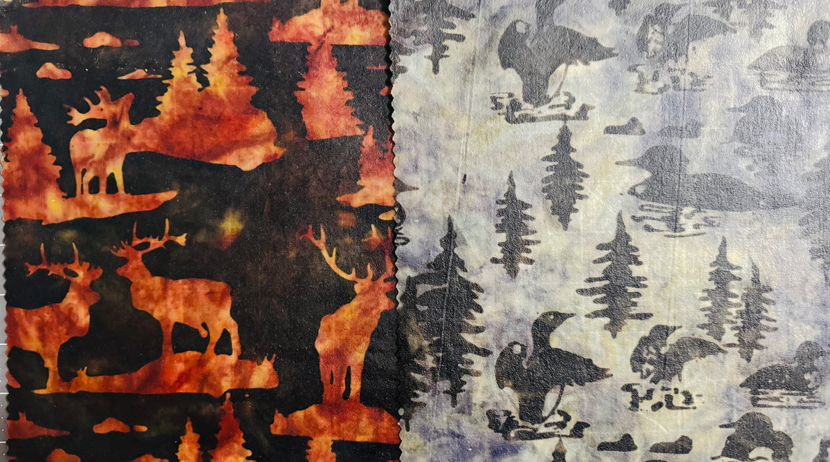 2 Pack Medium 10X10" Beeswax Wrap  (ELK & MALLARD)