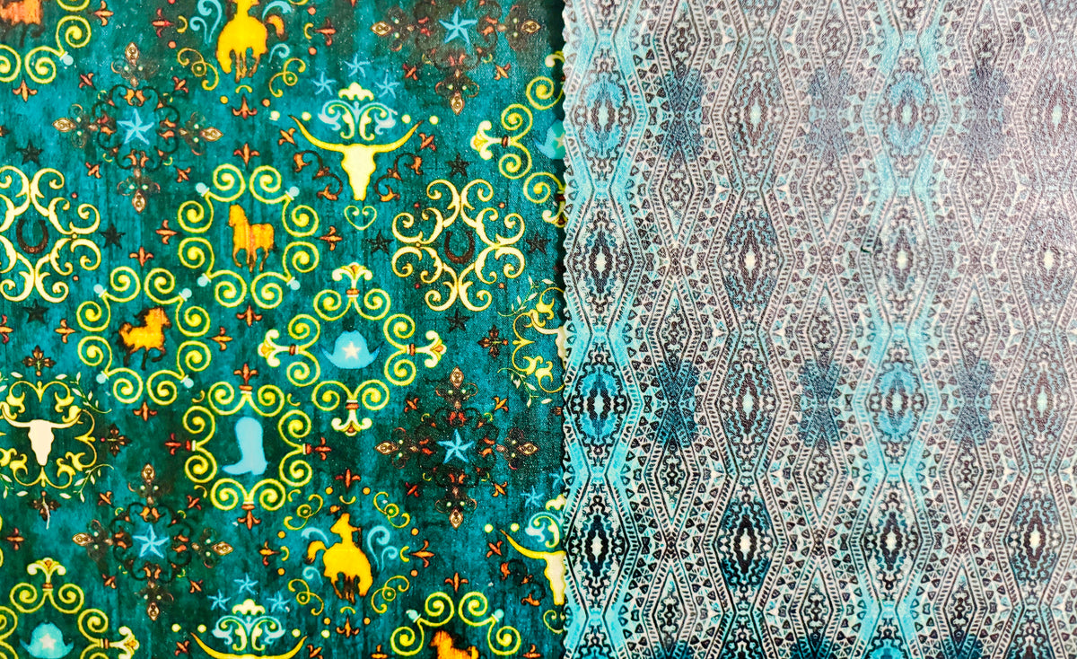 2 Pack Medium 10X10" Beeswax Wrap  (WESTERN PLEASURE)