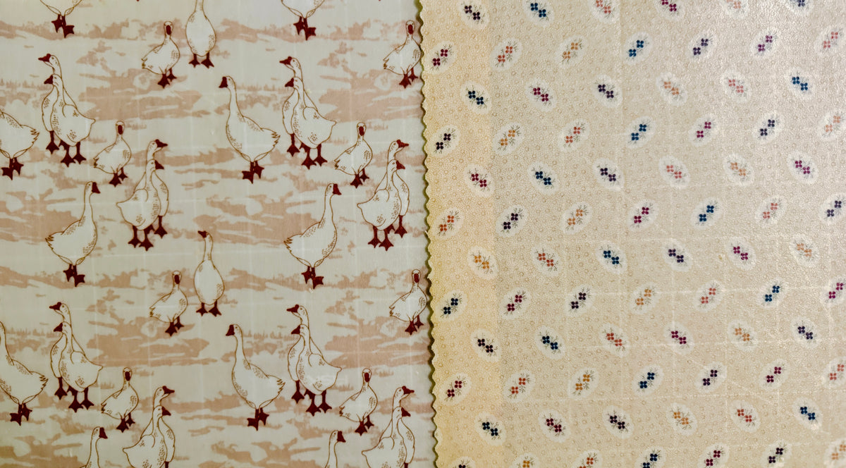 2 Pack Medium 10X10" Beeswax Wrap  (GOOSE)