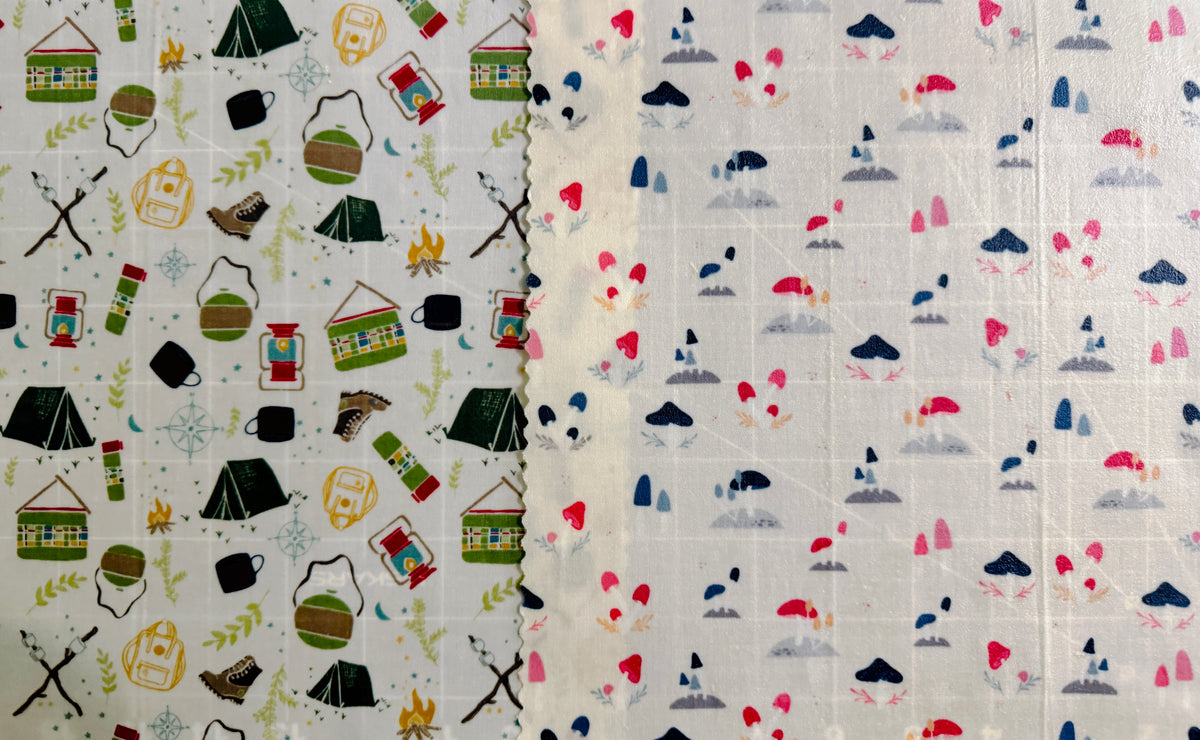2 Pack Medium 10X10" Beeswax Wrap  (HIKER)