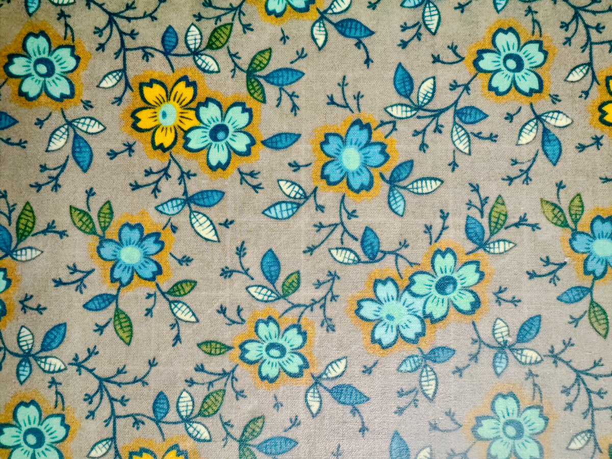 2 Pack Medium 10X10" Beeswax Wrap  (TEAL ON GRAY)