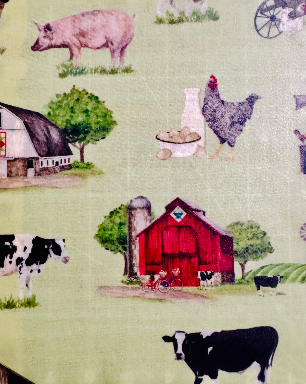 2 Pack Medium 10X10" Beeswax Wrap  (BARNYARD)