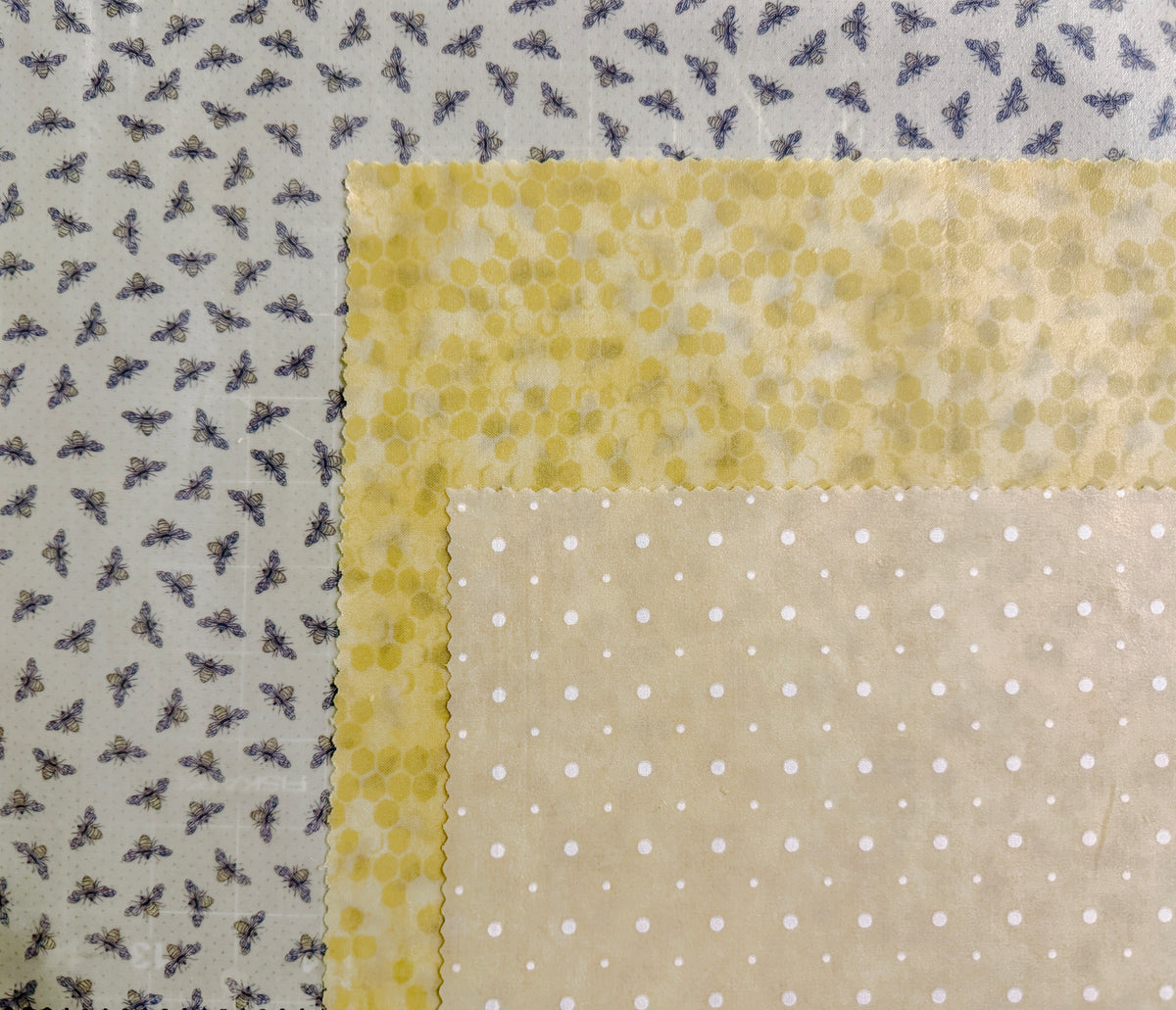 Beeswax Food Wrap Starter Set- (BEE'S)