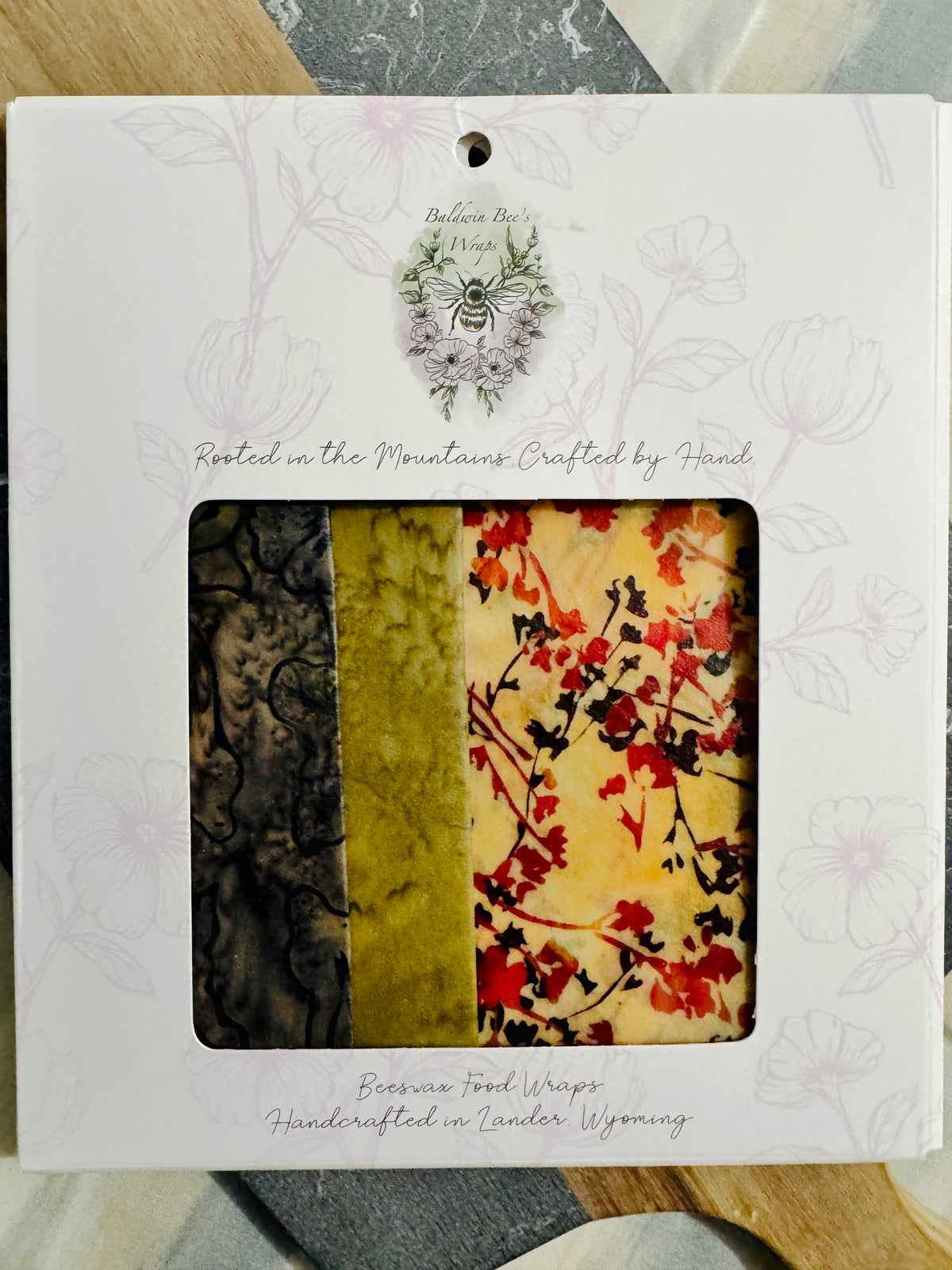 Beeswax Food Wrap Starter Set- (AUTUMN LEAVES)