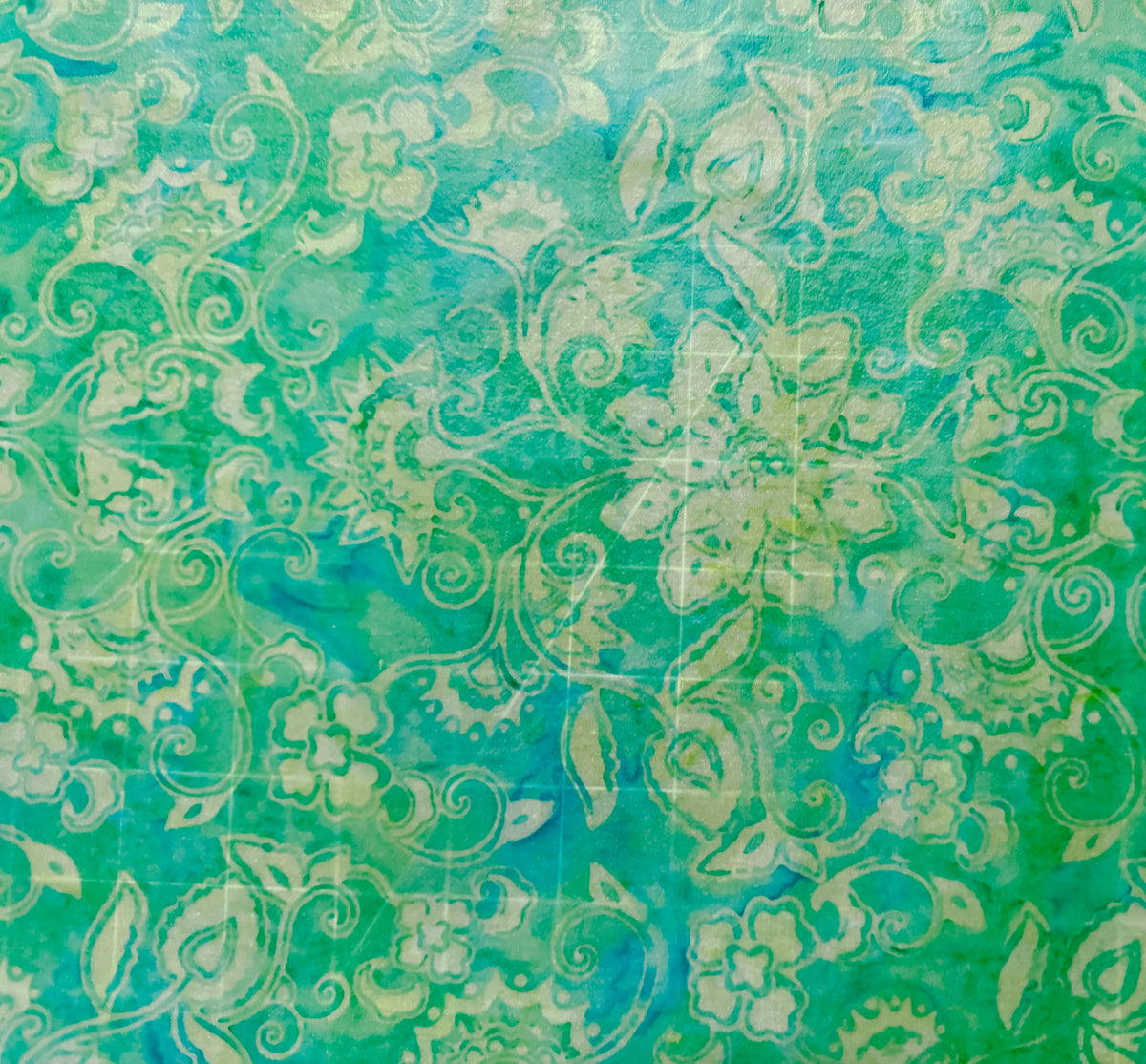 Jumbo Beeswax Bread Wrap - Reusable Bread Storage Wrap for Homemade Bread, Sourdough & Artisan Loaves  (MINT BATIK)