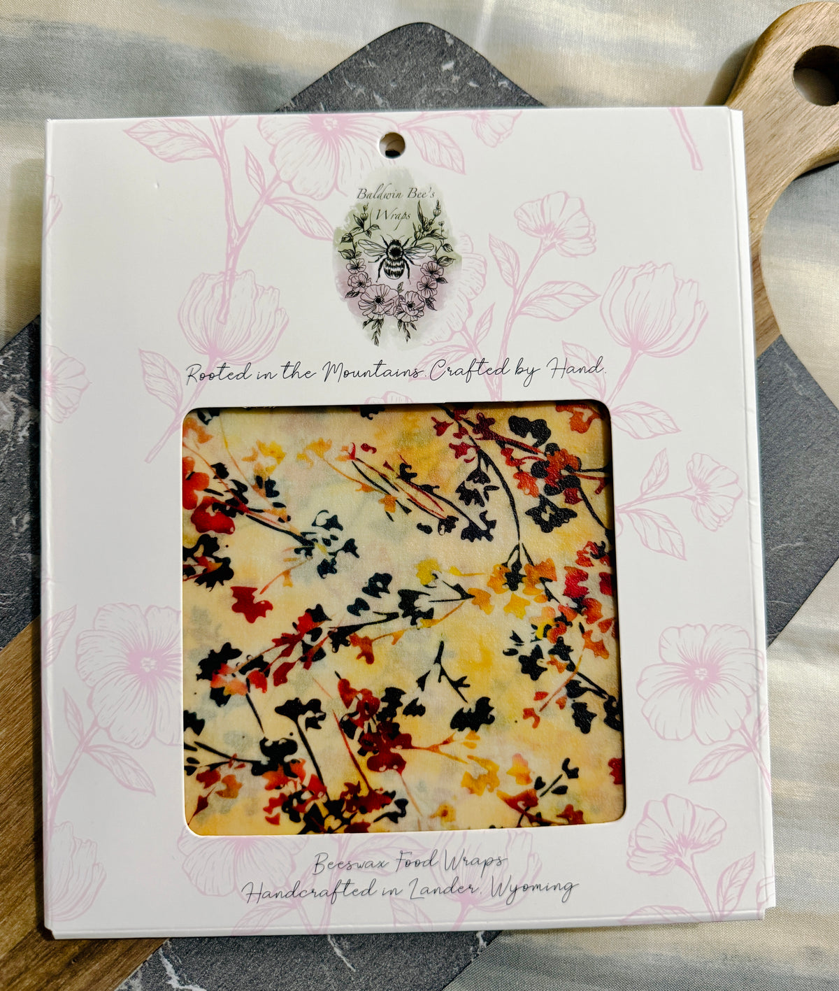 Jumbo Beeswax Bread Wrap - Reusable Bread Storage Wrap for Homemade Bread, Sourdough & Artisan Loaves  (AUTUMN LEAVES)